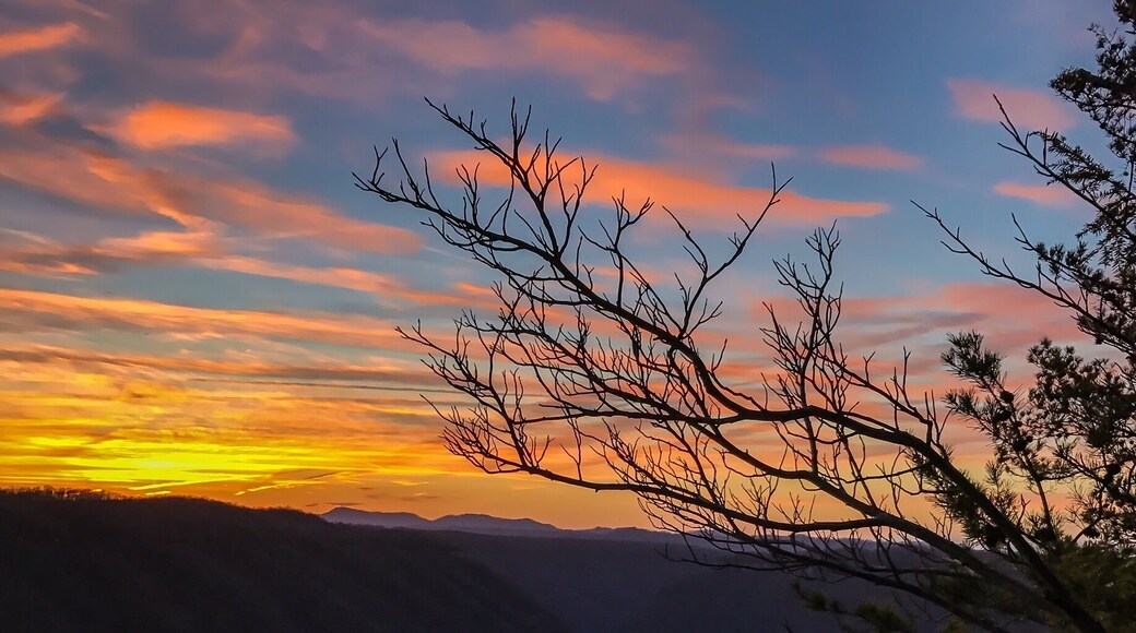Beauty Mountain Trail Sunset in February