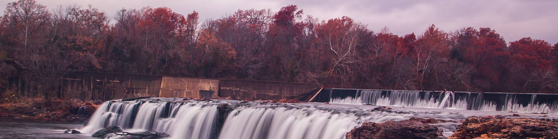 Grand Falls in Autumn, Joplin, Missouri