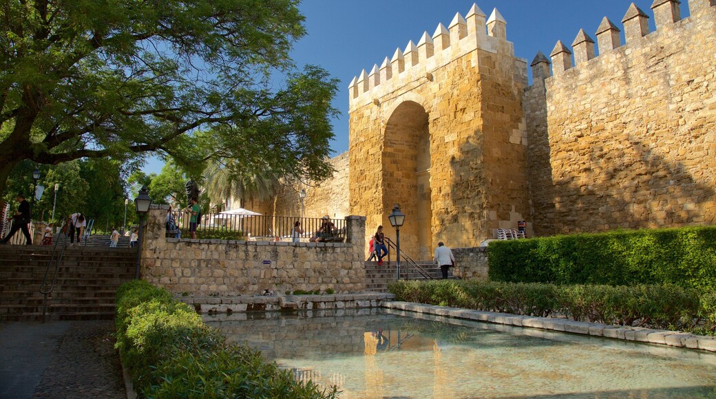 Cordoba featuring heritage elements and a pond