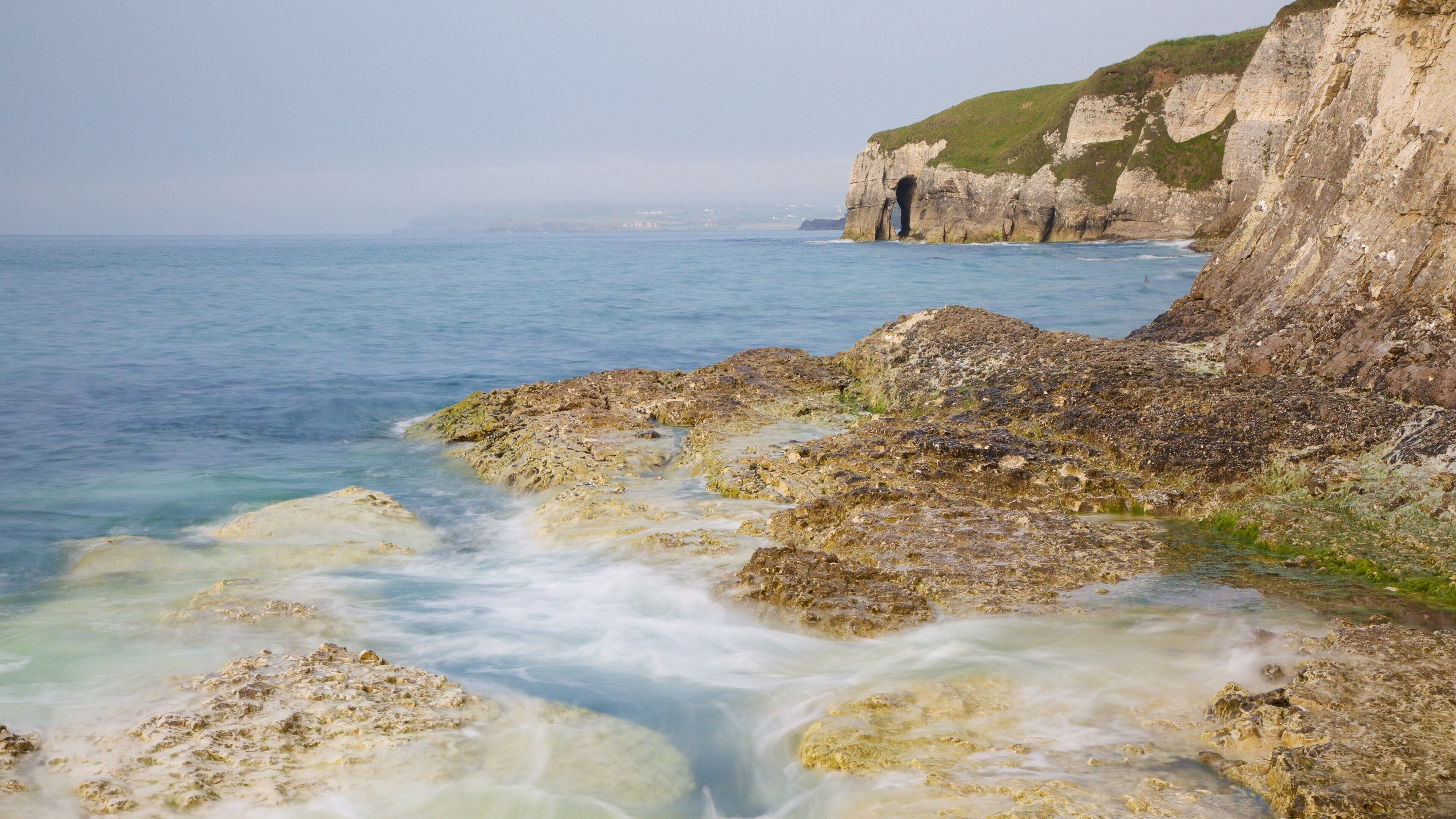 Northern Ireland featuring general coastal views and rocky coastline