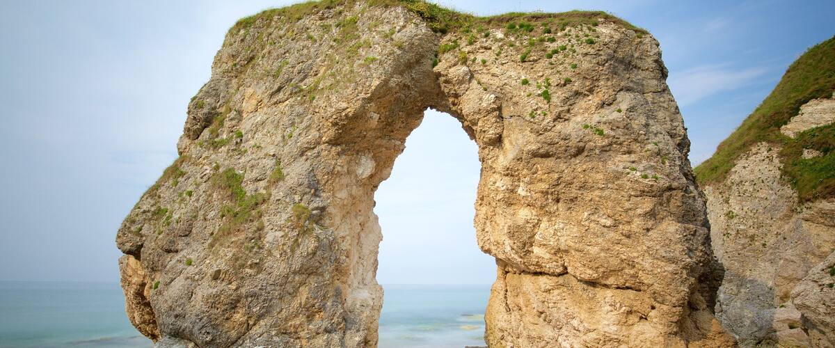 Portrush featuring general coastal views and rocky coastline