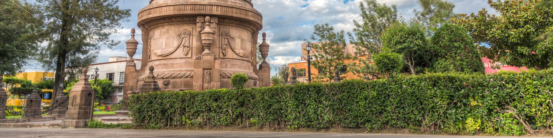 Caja del Agua (Water box) One of the main symbols of the city of San Luis Potosí in Mexico, built between 1828 and 1835, in a neoclassical style, quarry material.
