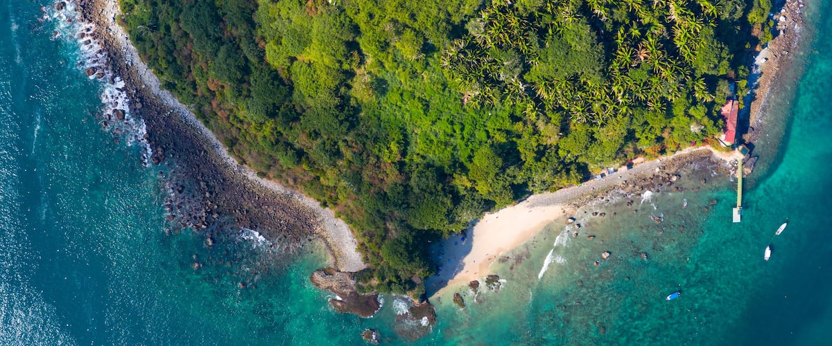 Coral Island, Rincon de Guayabitos, Compostela municipality, Pacific Ocean, Riviera Nayarit, Nayarit State, Mexico, Central America, America