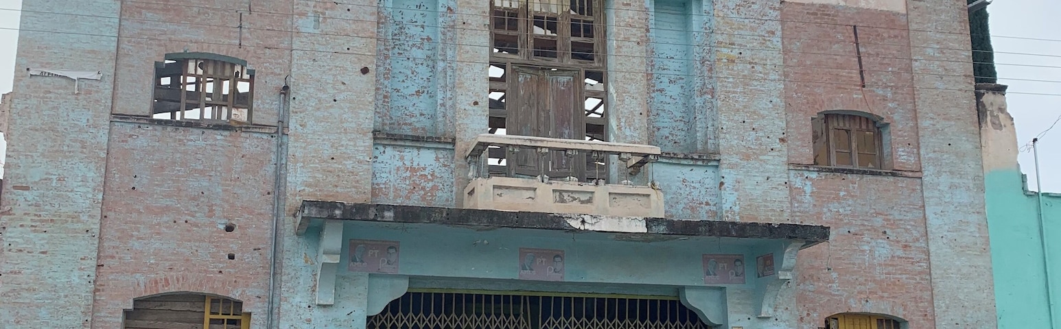 Cool, old abandoned theatre. #history