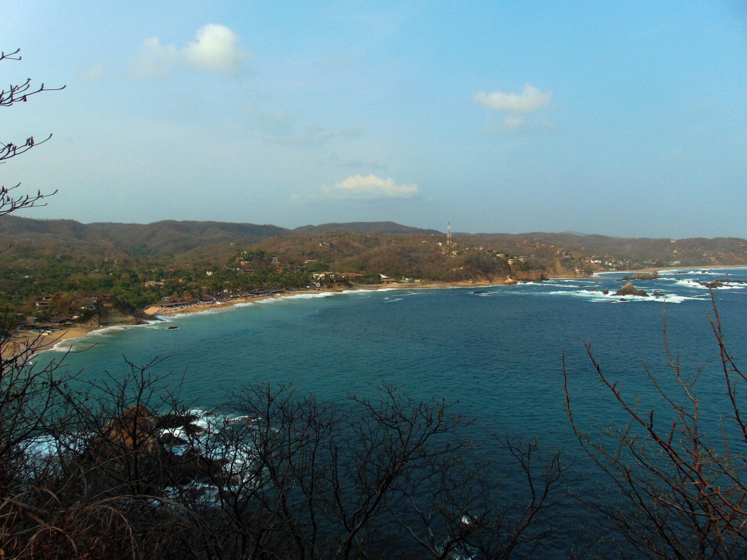 The view from Punta Cometa. 