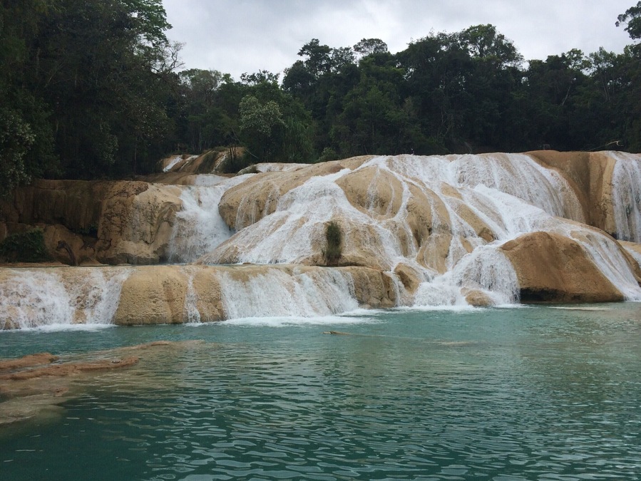 What an incredible set of falls stair-stepping down for about half a mile. What a great swim as well. We went in February after a rainy morning and had the falls to ourselves.