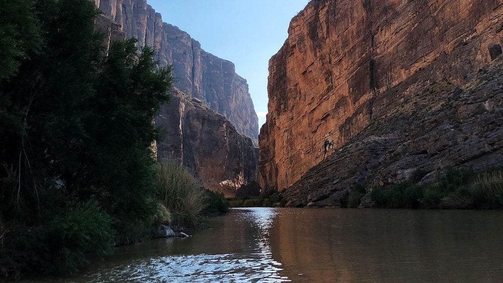Recently taken up kayaking and have enjoyed the different perspective I get from the water. Recently took a 24 mile trip down the Rio Grande. We made it out of the canyon as the sun was setting and had a fantastic view of the canyon behind us. #nationalparks #nature