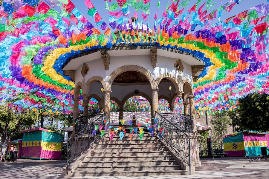 dia de muertos en el pueblo mágico de tlaquepaque jalisco méxico