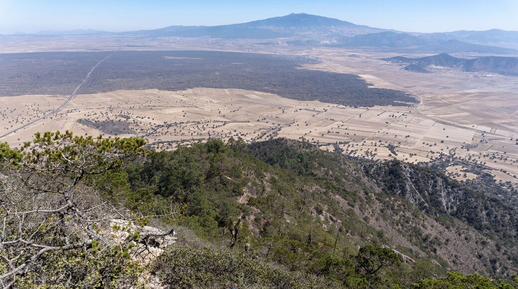 Mesmerizing view of the Cofre de Perote inactive volcanic mountain under the blue sky in Mexico