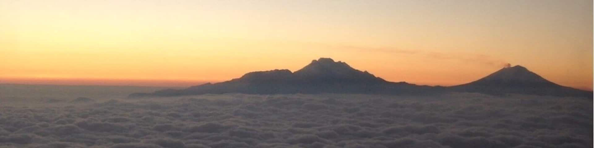 Sunrise up above. easy like sunday morning.