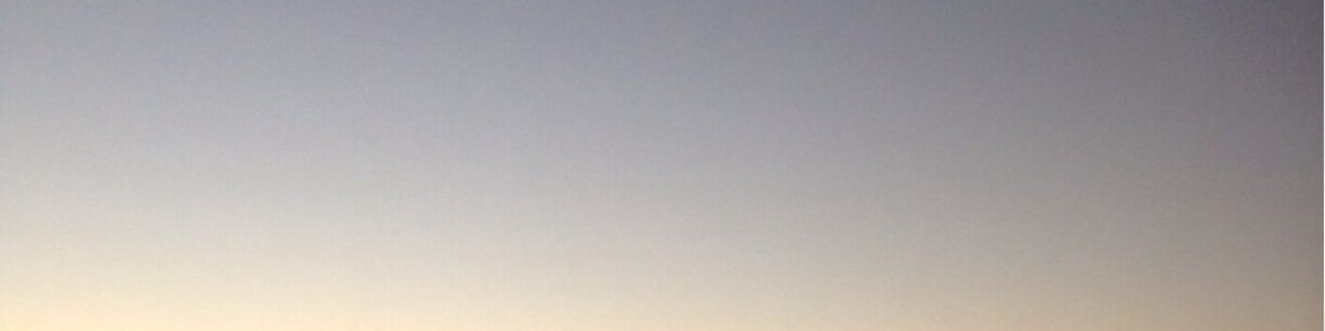 Sunrise up above. easy like sunday morning.