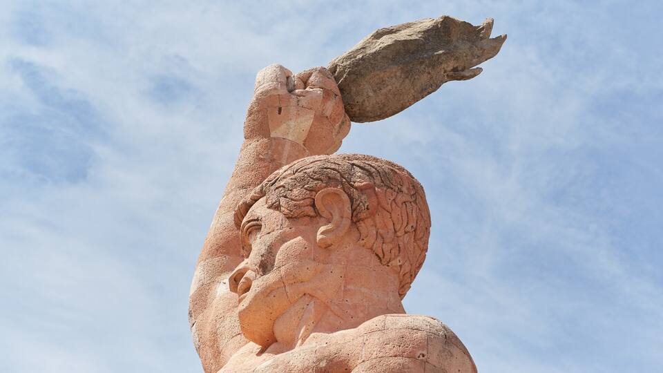 The Monumento Al Pipil in Guanajuato, dedicated to the Mexican independence hero