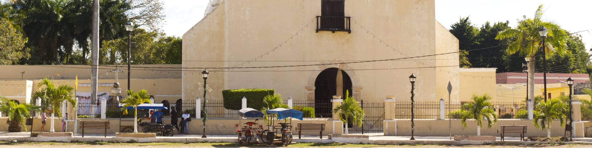 Tekit streets by day, in Yucatan Mexico, December 28 2022