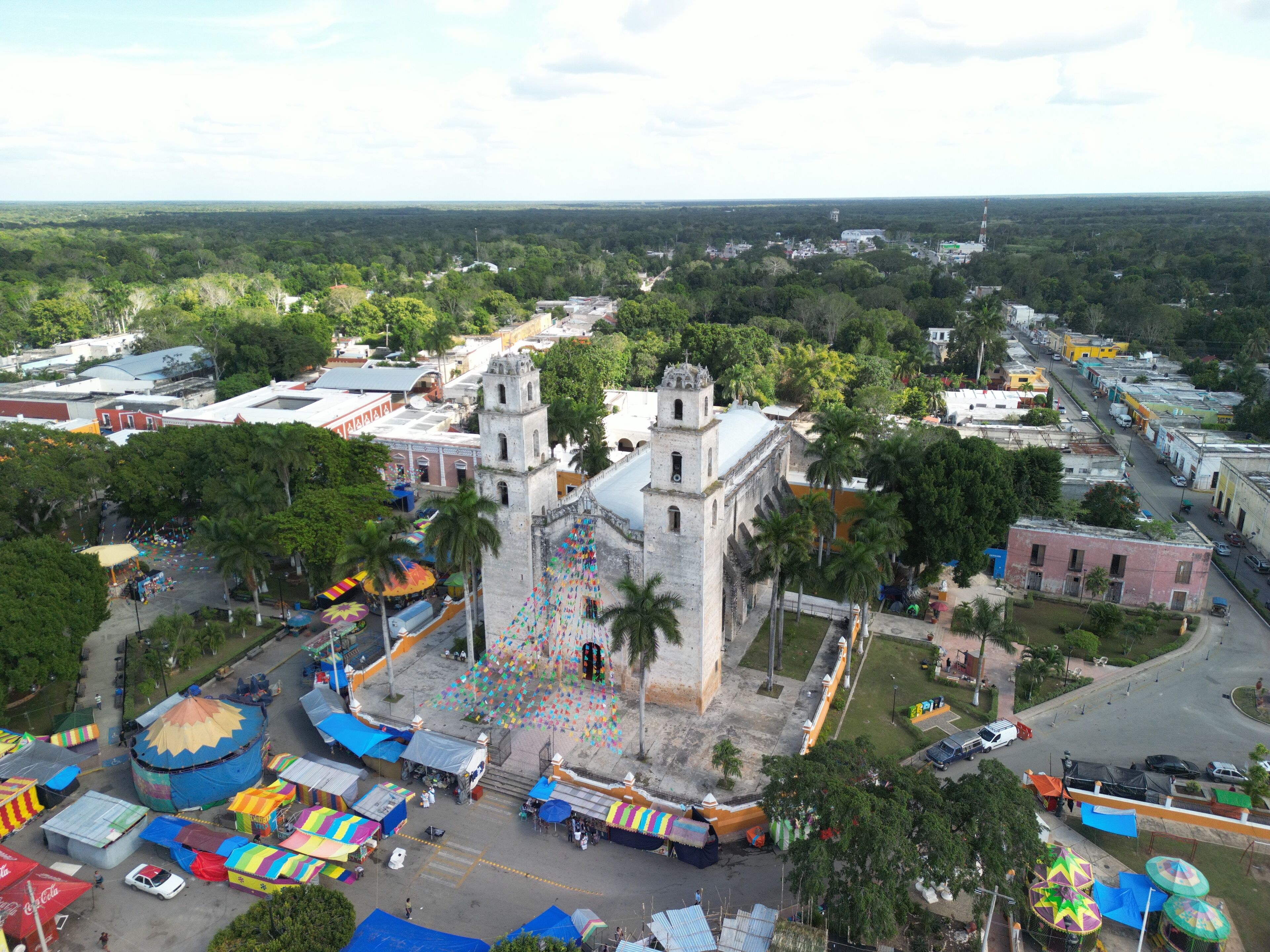 espita, yucatan mexico aerial