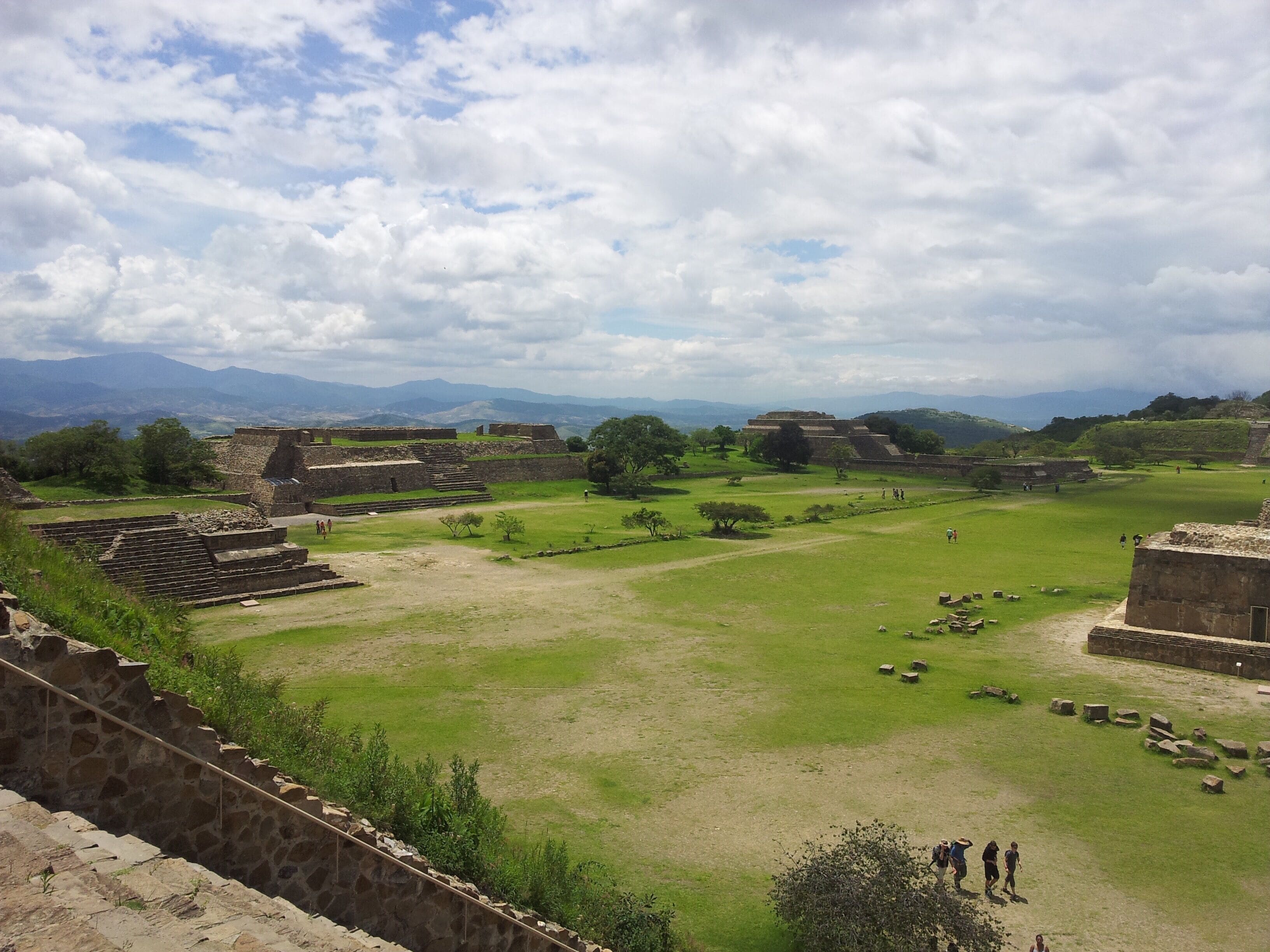 Monte Alban 
archaeological site in the Santa Cruz Xoxocotlán Municipality in the southern Mexican state of Oaxaca.