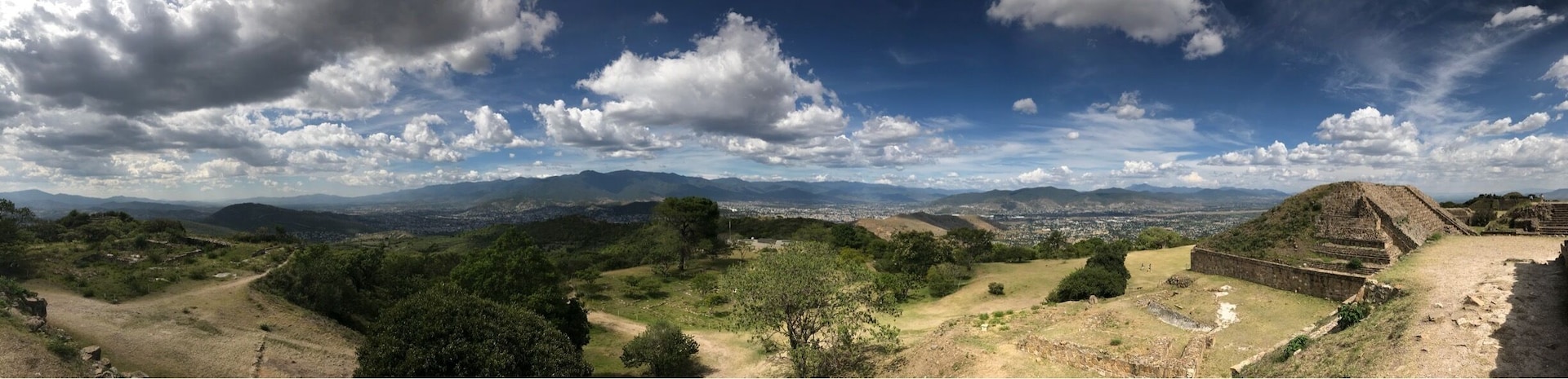 Monte Albán, site of ruins of an ancient centre of Zapotec and Mixtec culture, located in what is now Oaxaca state, Mexico. It contains great plazas, truncated pyramids, a court for playing the ball game tlachtli, underground passageways, and about 170 tombs, the most elaborate yet uncovered in the Americas.