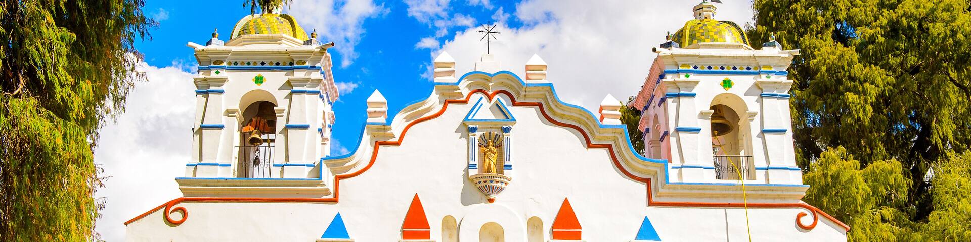 Temple of the Virgin Mary of the Assumption,Santa Maria del Tule, Oaxaca, Mexico.
