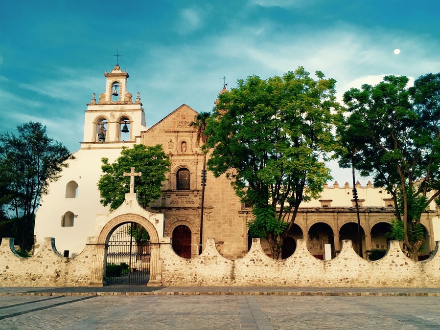 Beautiful church on a beautiful evening.
