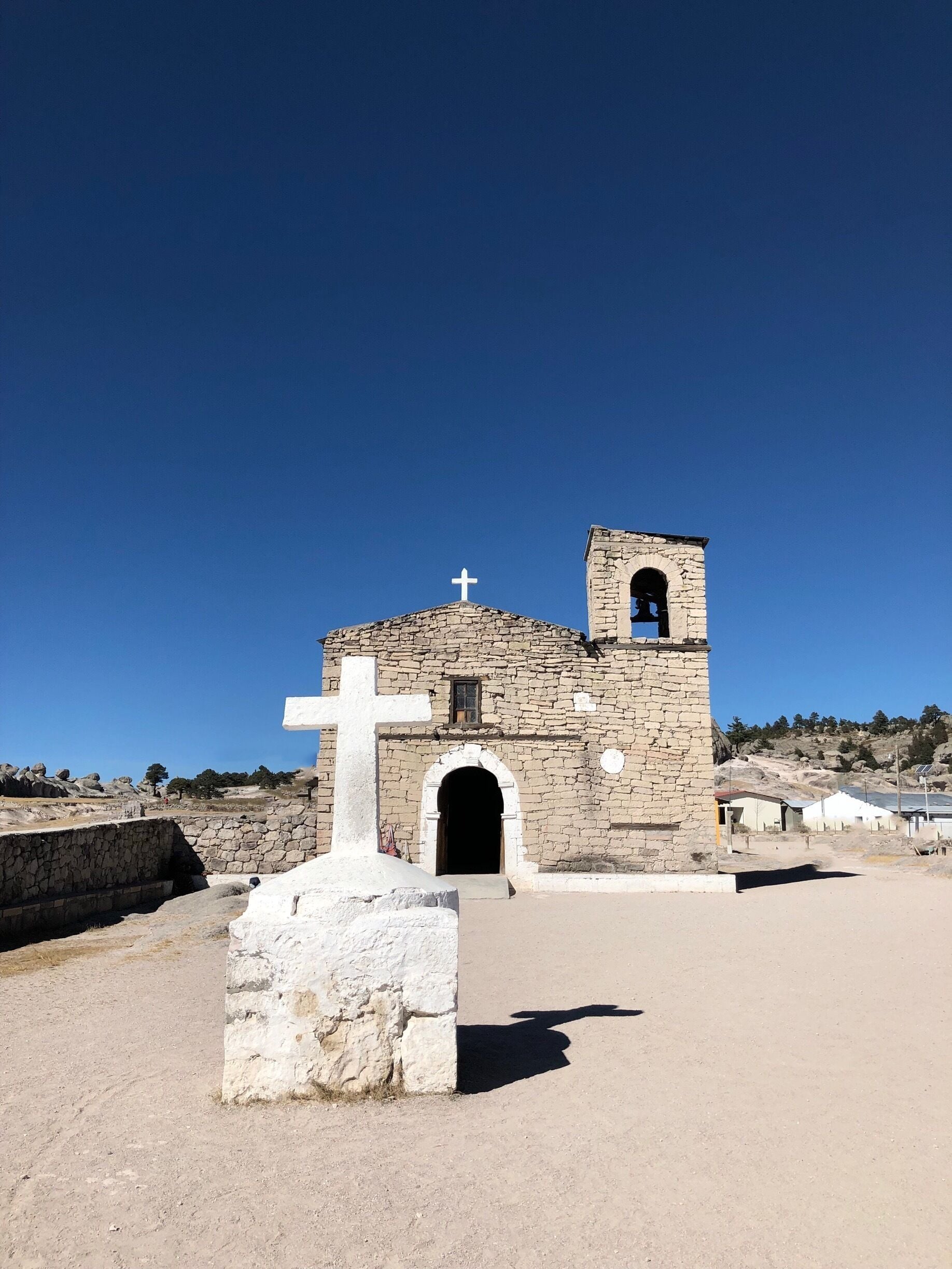 A traditional Church from Northern Mexico in the middle of a valley known by their rocks with the shape of frogs. This is located near from Creel in the Chihuahua State. You can find amazing discounts at #Expedia #LifeAtExpedia