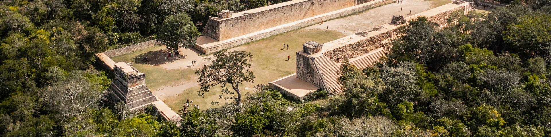 Aerial view of Chichen Itza