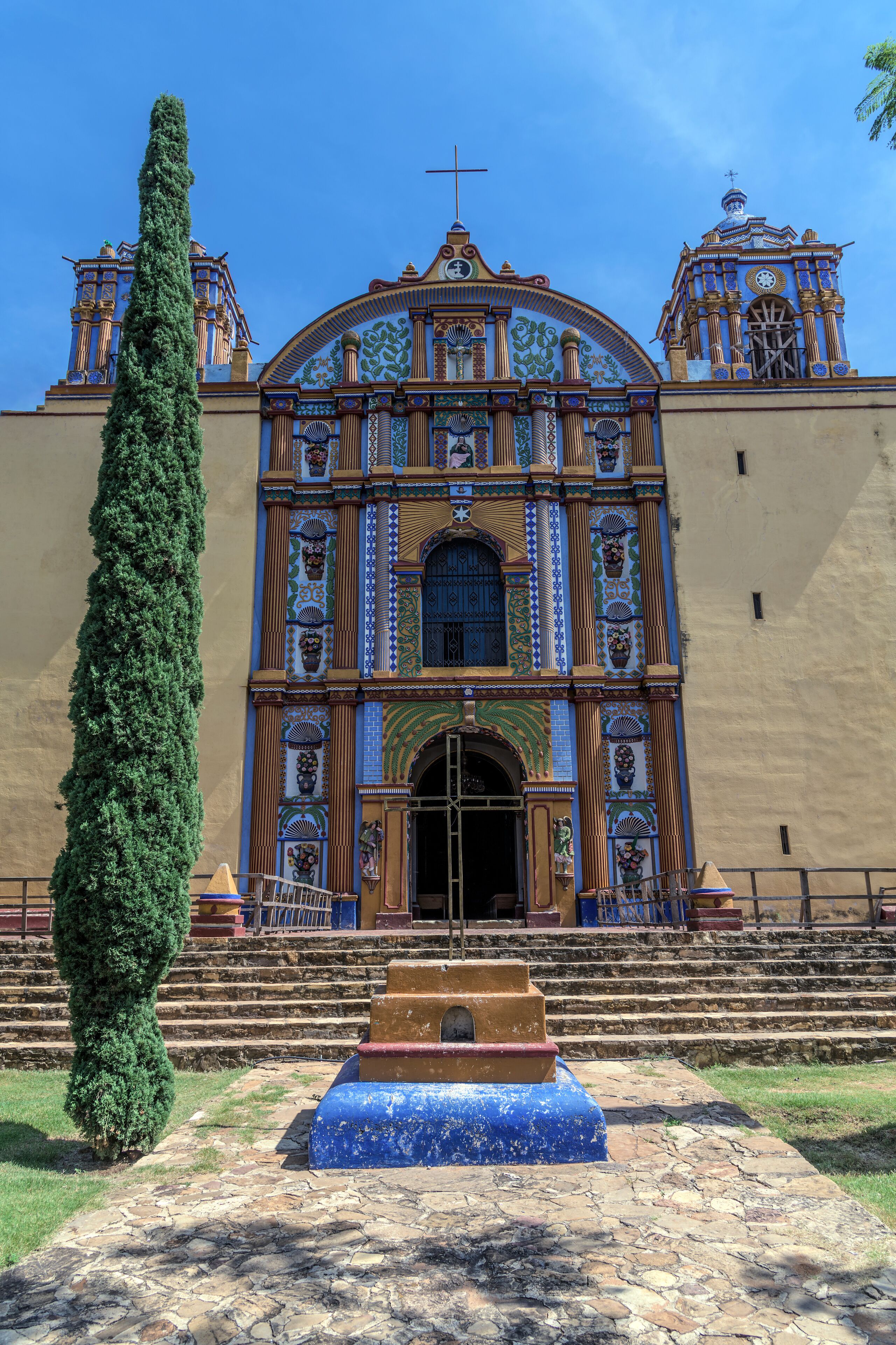 Church at Ocotlan de Morelos Oaxaca Mexico