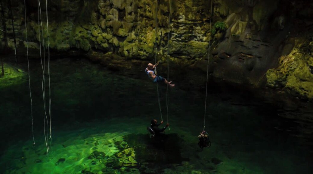 With this being my first time in Cancun, I was a tad overwhelmed with all the options of things to do. I'm so glad I picked AllTourNative to go climb the spiritual temples at Ek Balam, then to participate in a spiritual Mayan blessing with a local shaman, who blessed us with good fortune and safety before we entered the absolutely incredible Cenote Maya! This adventure was followed by a delicious lunch made by the Mayan locals from crops grown right there at the Cenote.