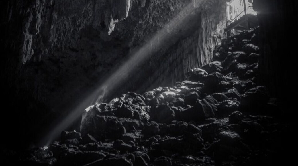 I get shivers down my spine whenever I have the opportunity of being inside a cave during its particular "Golden Hour"—that moment during the day when the Sun is on the right angle and the light turns into a beautiful sunbeam.