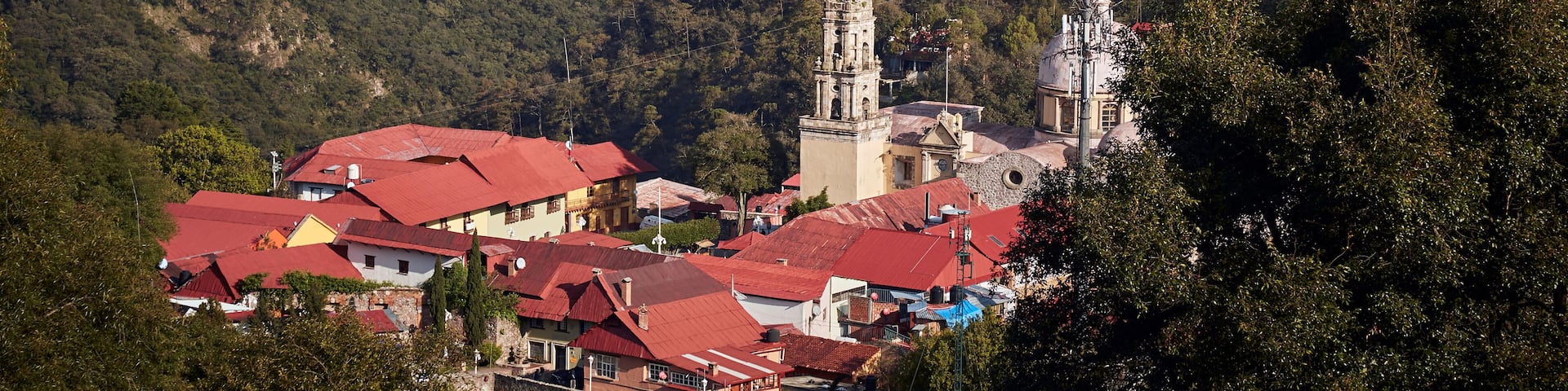 Beautiful landscape of the magical town of Mineral del Chico and its surrounding mountains in Hidalgo Mexico on a sunny morning; Shutterstock ID 1198232593; Purchase Order: -
