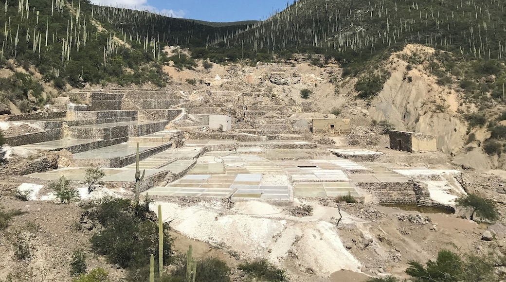 Huge salt terraces where they extract salt and also create Onyx. Many cool onyx stores in the area as well.