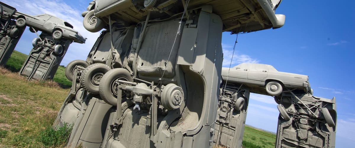 Carhenge showing outdoor art