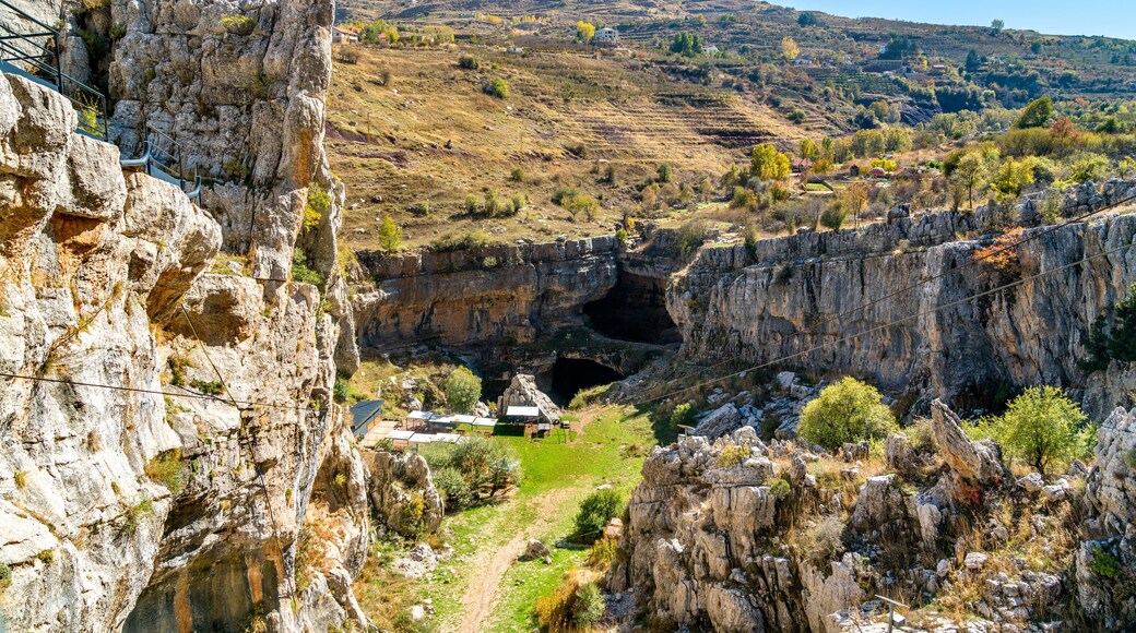 Baatara gorge sinkhole in Tannourine, Lebanon
