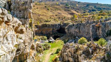 Baatara gorge sinkhole in Tannourine, Lebanon