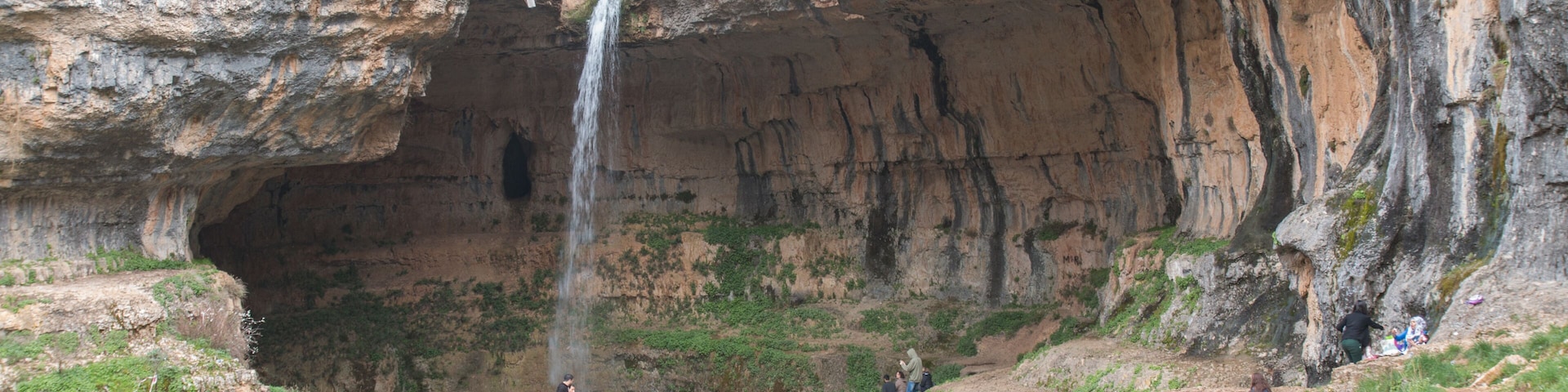 Balou Balaa waterfall (Baatara Gorge Waterfall), Tannourine, Lebanon, Middle East