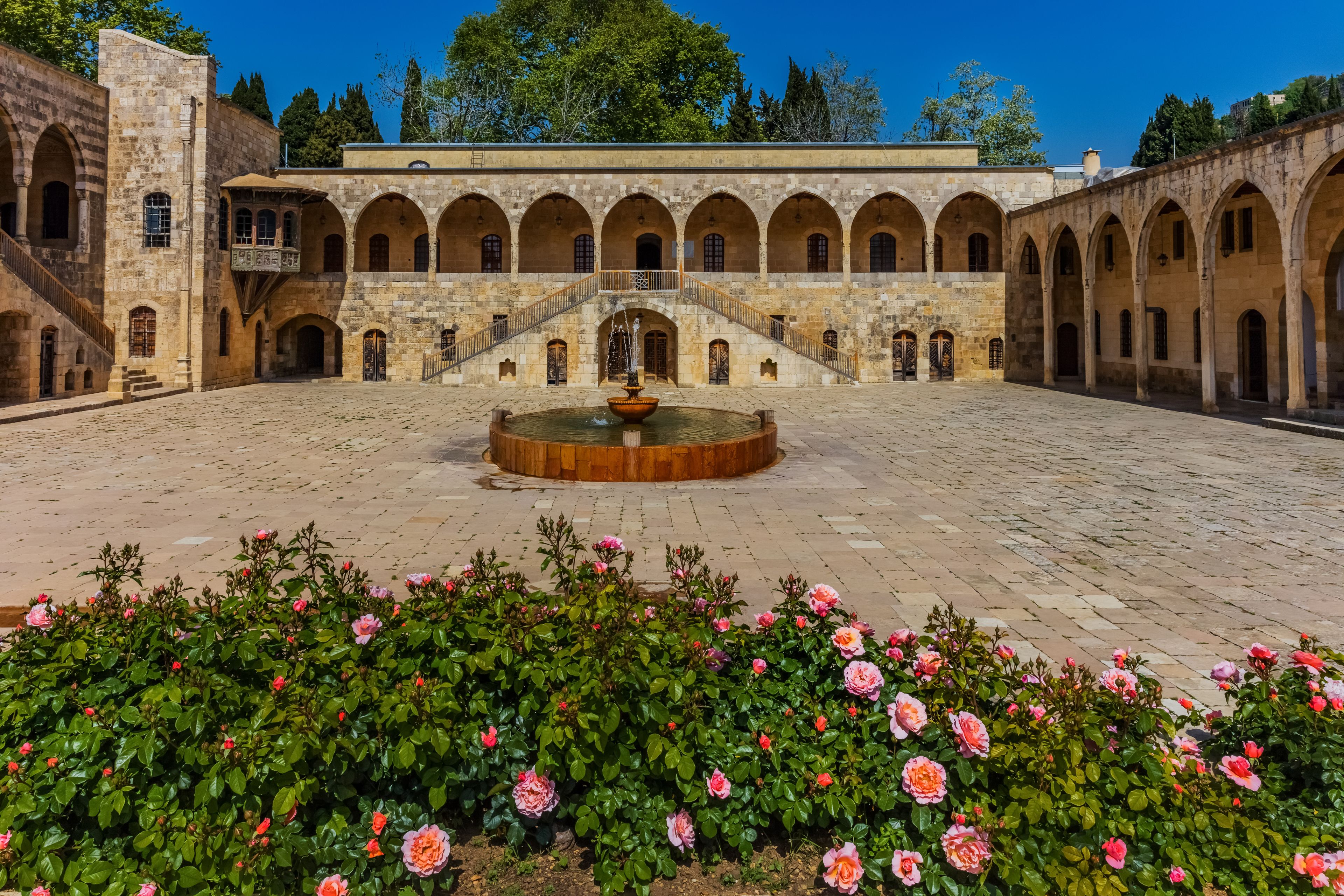 Emir Bachir Chahabi Palace Beit ed-Dine in mount Lebanon Middle east