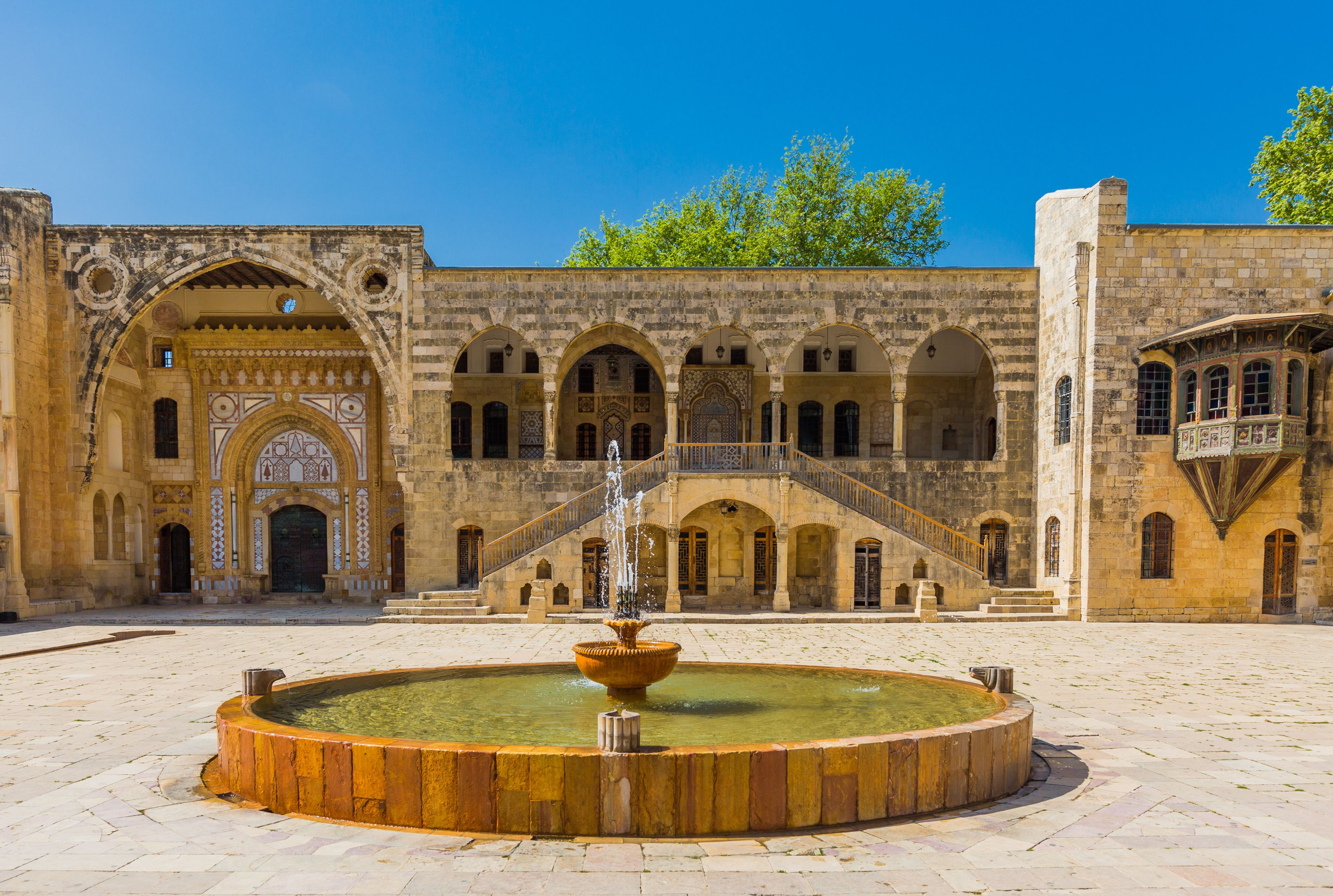 Emir Bachir Chahabi Palace Beit ed-Dine in mount Lebanon Middle east