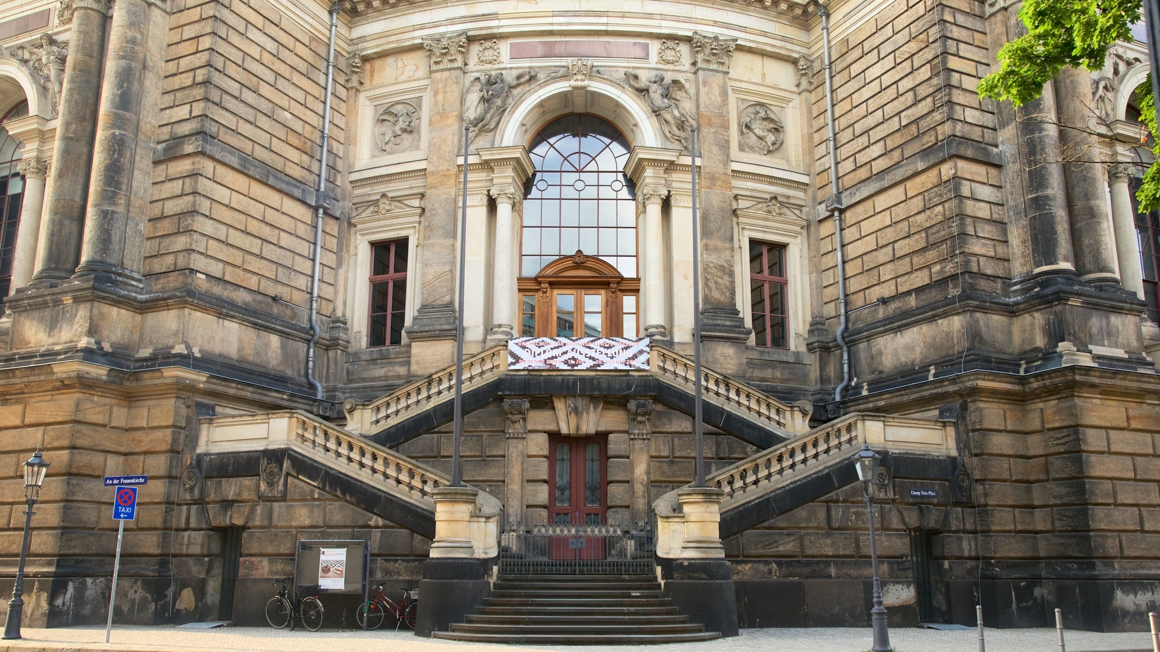 Dresden which includes street scenes and heritage elements