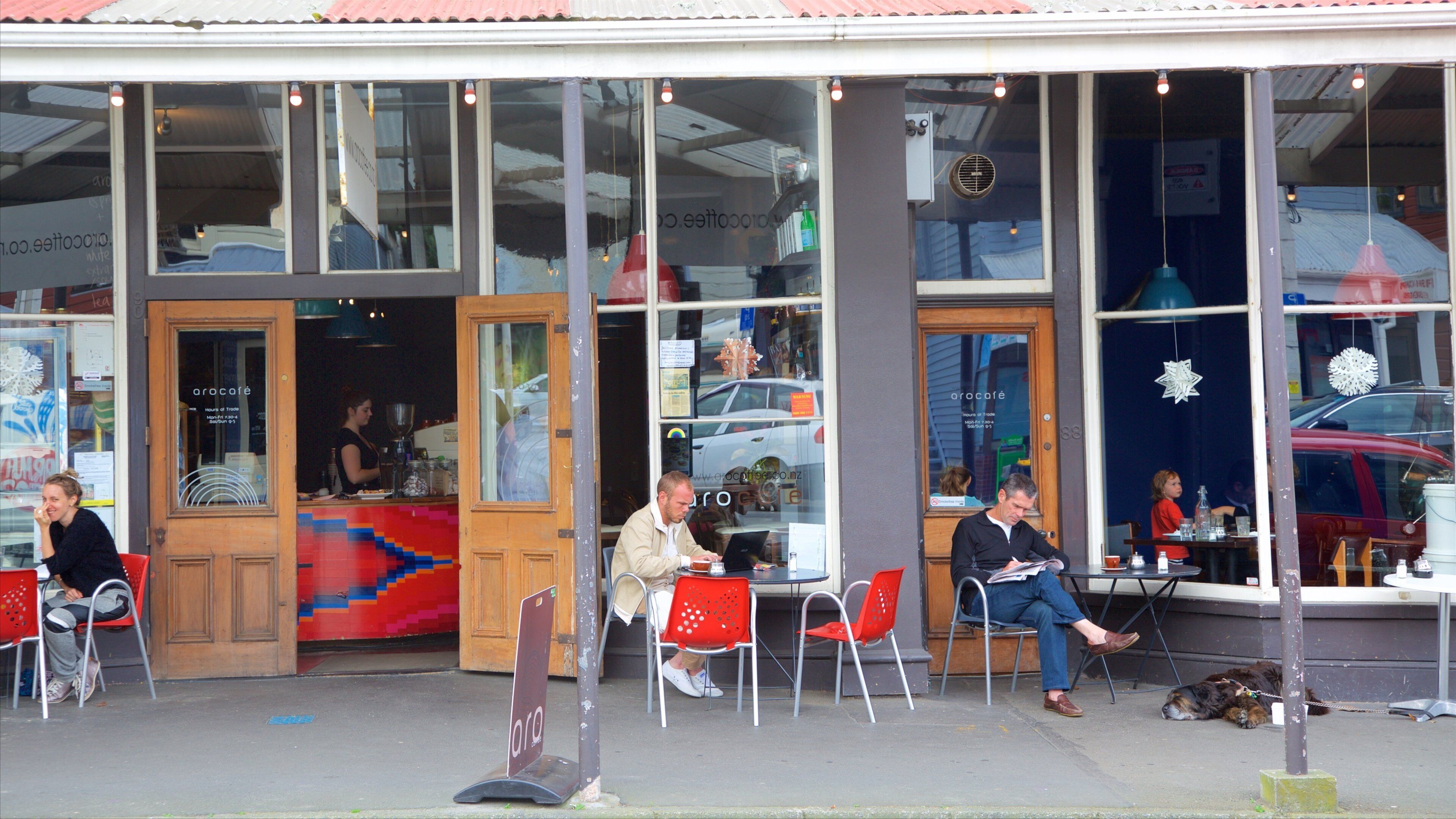 威靈頓 呈现出 咖啡廳生活型態, 遺跡建築 和 街道景色