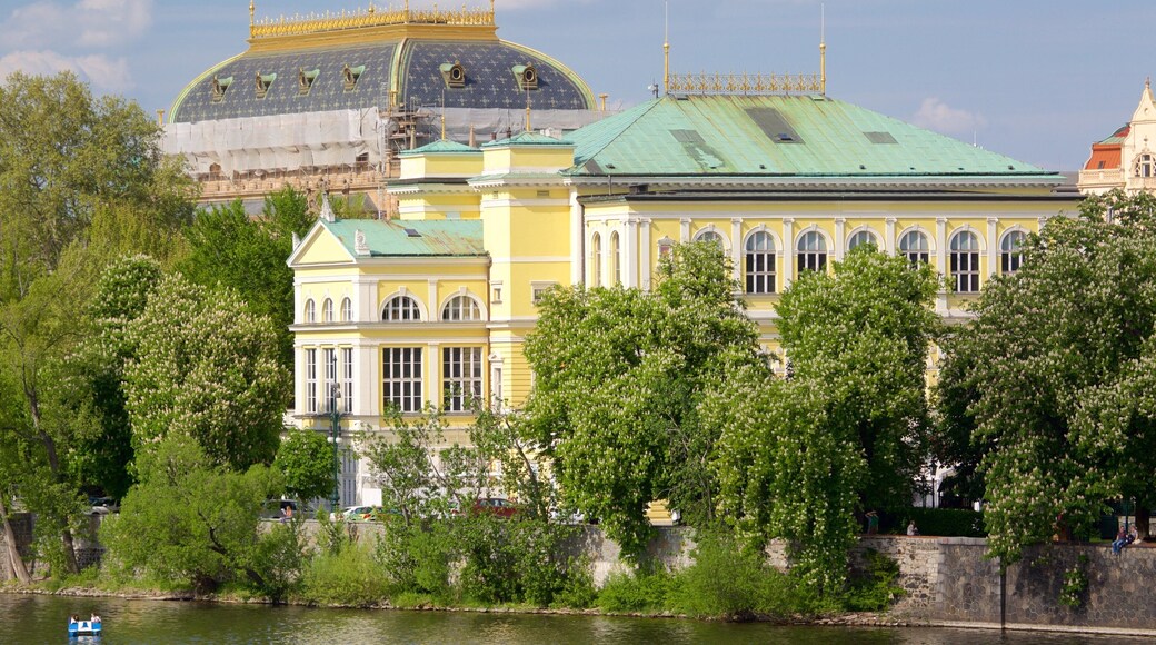 Prague which includes heritage elements and a river or creek