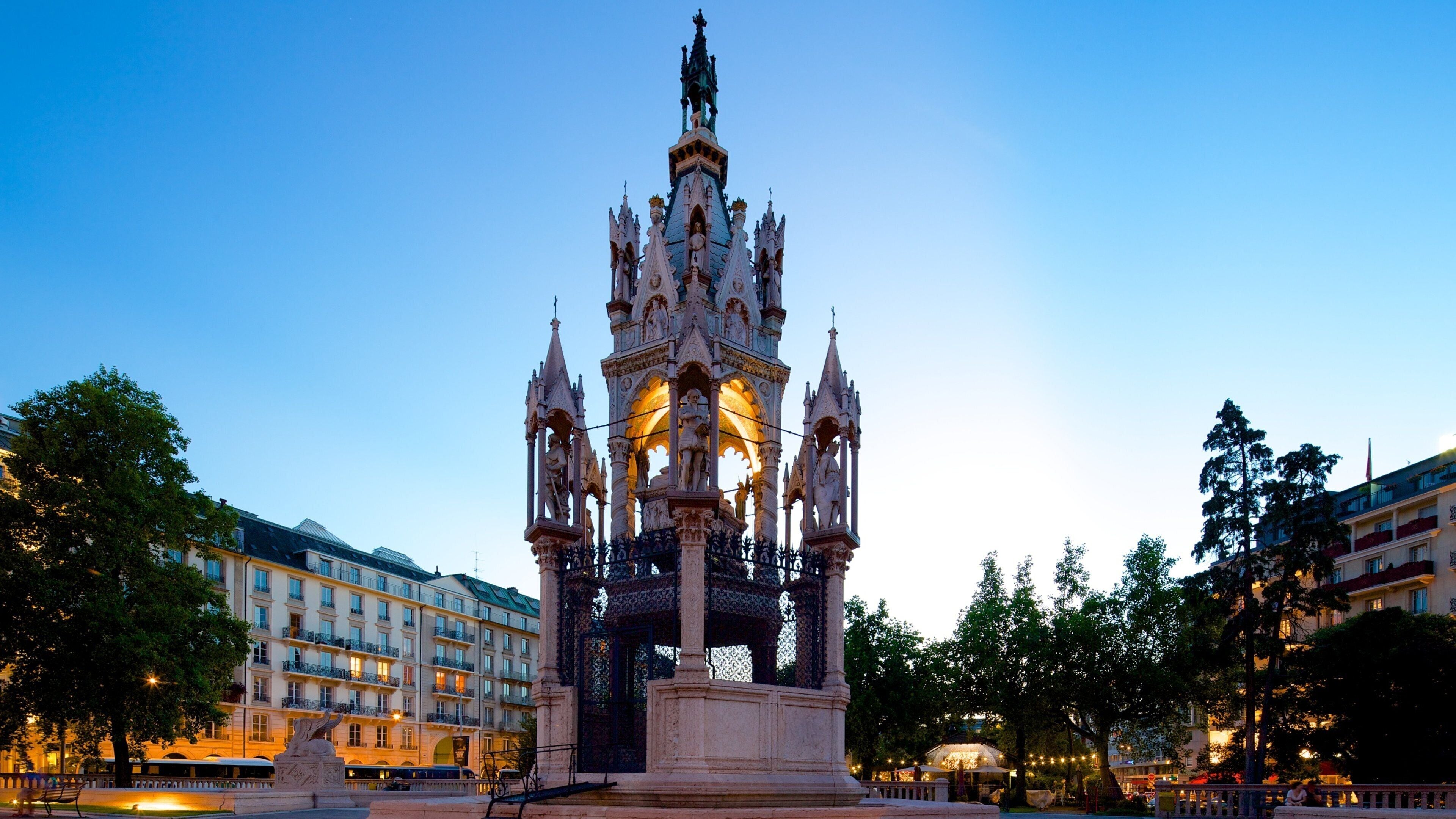 ジュネーブ フィーチャー 記念建造物, 遺跡・遺産 と 広場