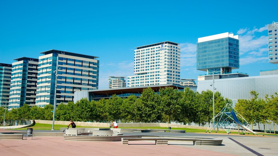 バルセロナ どの含み 都市, 広場 と スカイライン