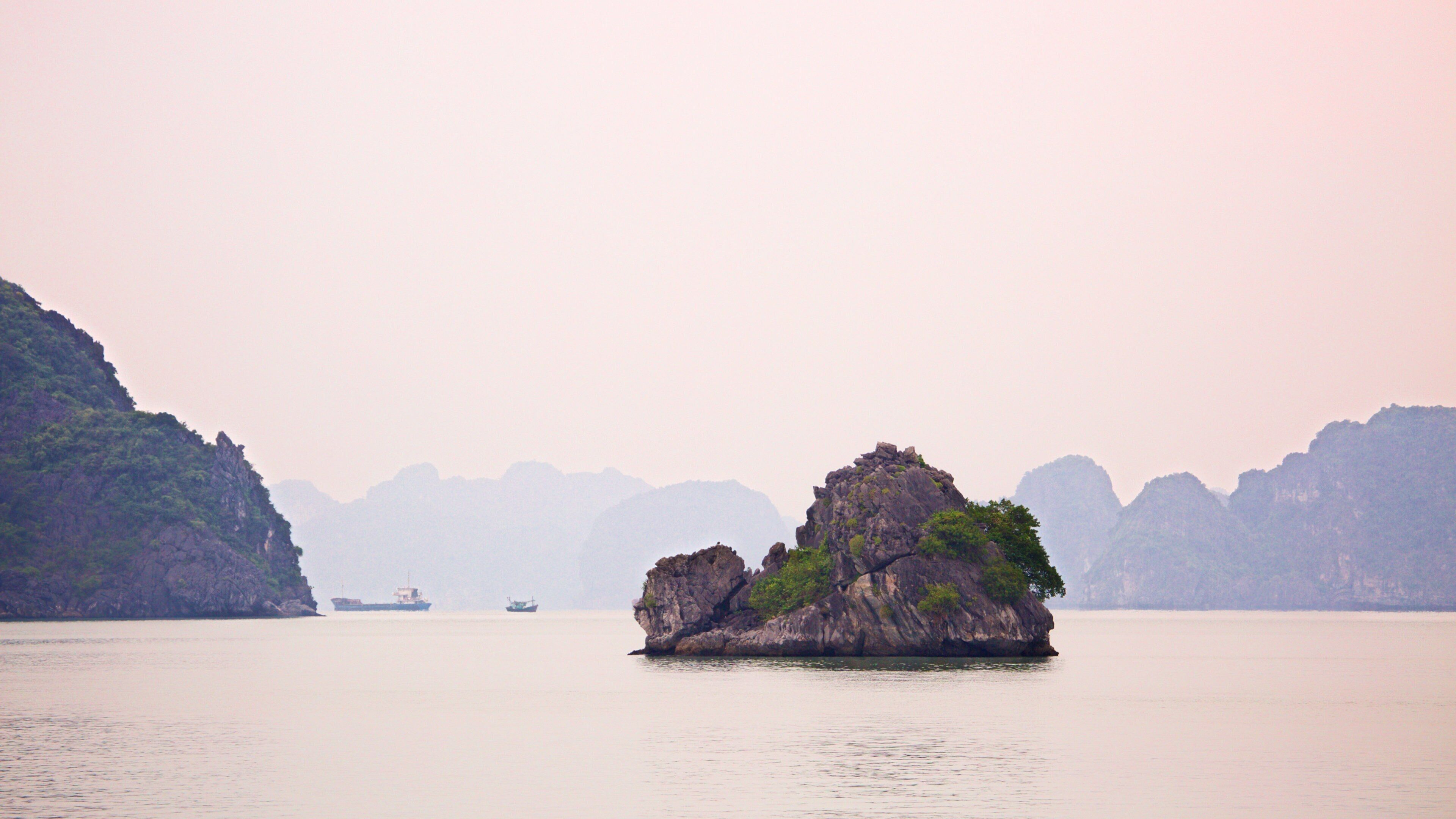 Halong Bay featuring general coastal views and island views