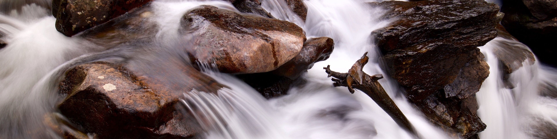 Cascade Falls featuring a river or creek