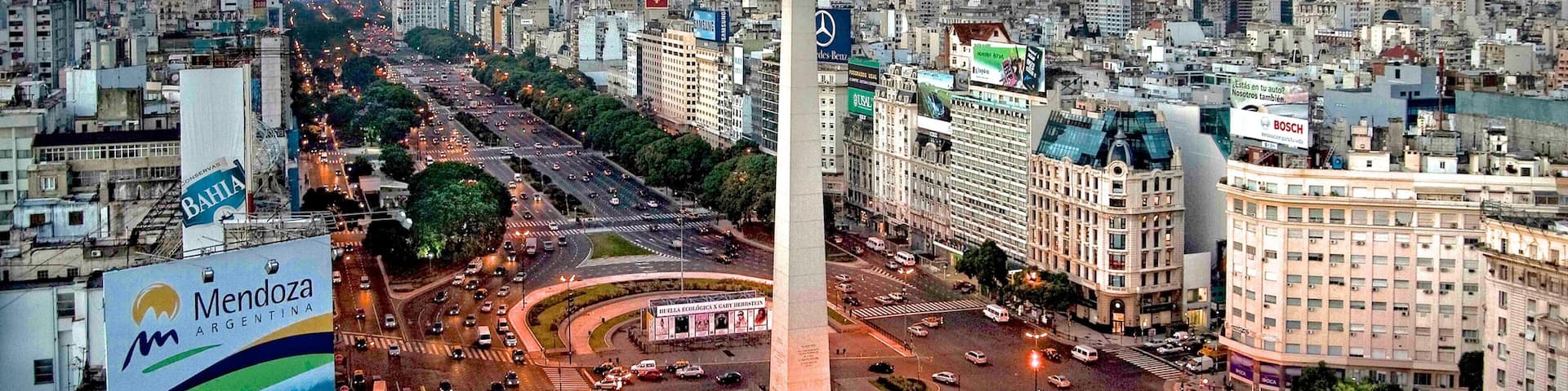Buenos Aires featuring a city, a monument and a square or plaza
