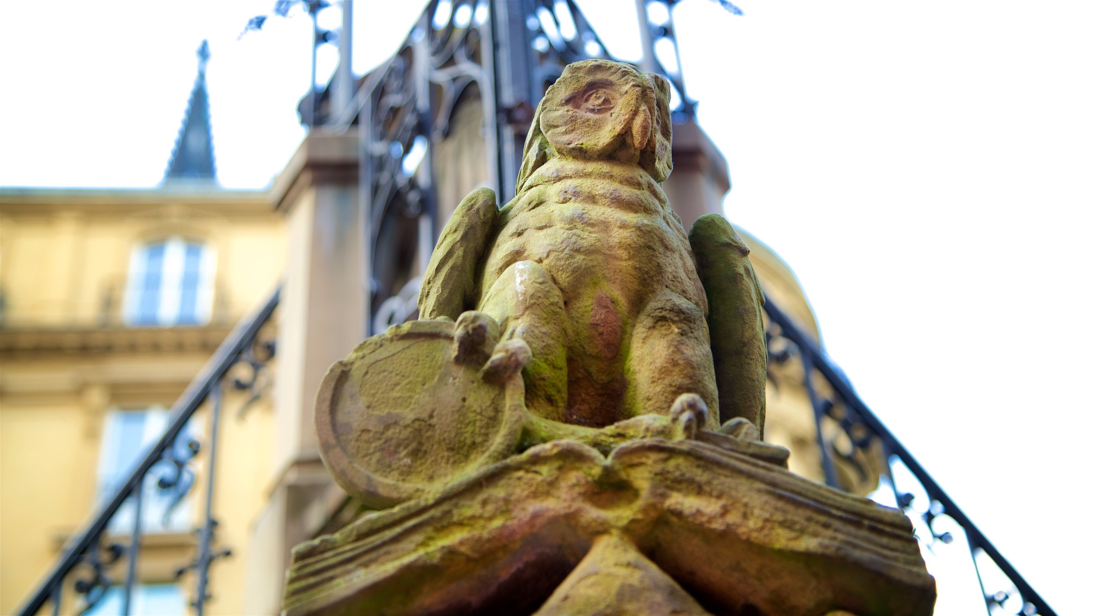 Pixie Fountain featuring heritage elements