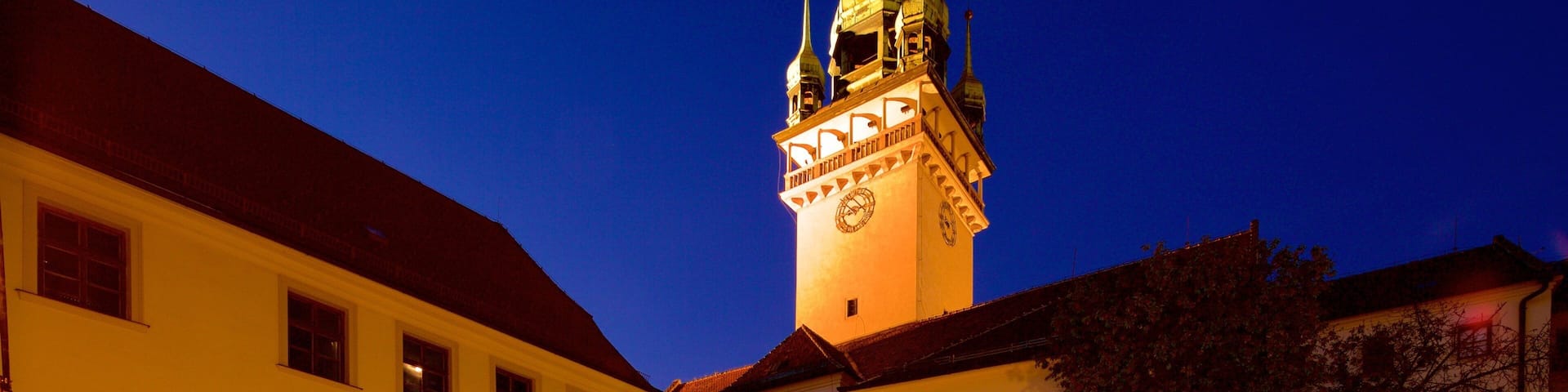 Brno das einen bei Nacht