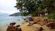 Ilha Grande Bay featuring general coastal views and a beach as well as a couple
