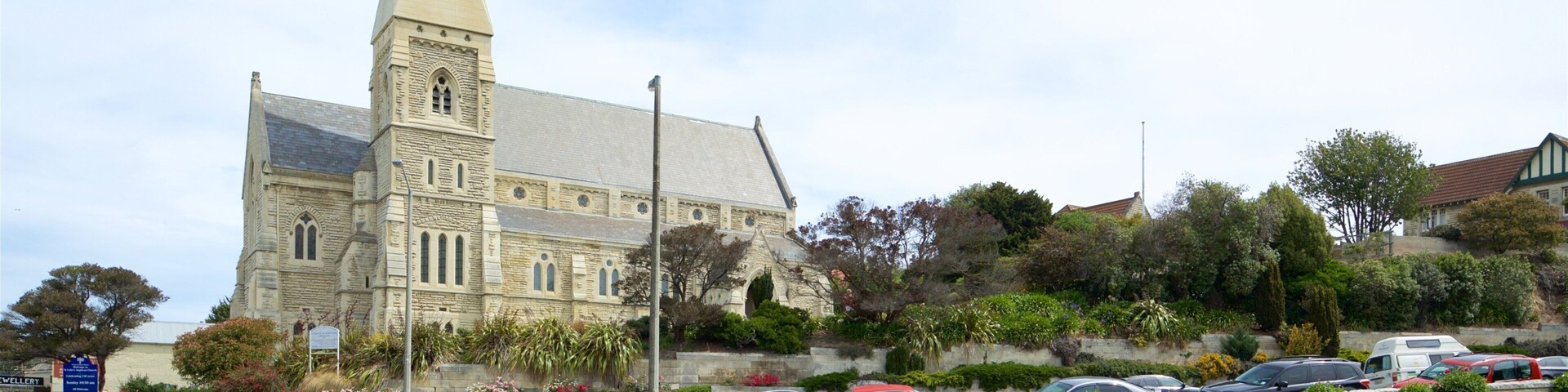 Oamaru caracterizando uma igreja ou catedral e arquitetura de patrimônio