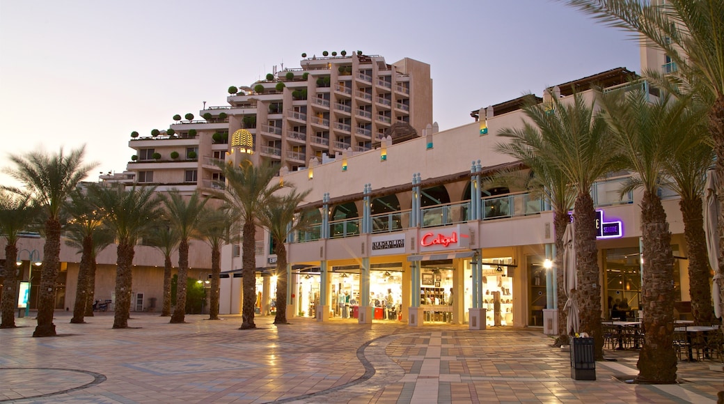 Eilat showing a sunset