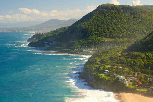Bald Hill Lookout featuring general coastal views and landscape views