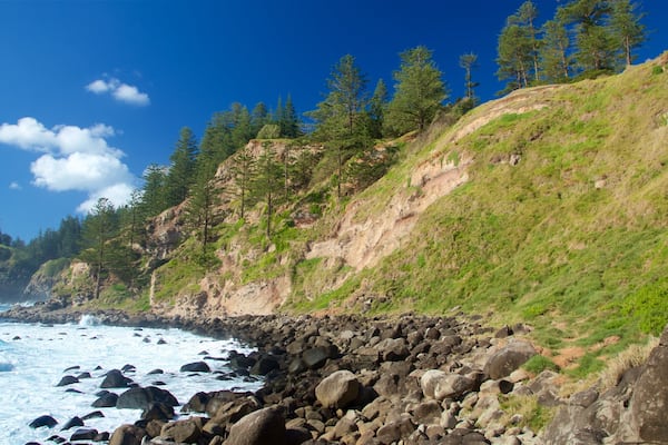 Norfolk Island showing general coastal views and rocky coastline